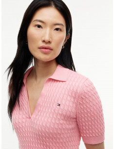 Cable Knit Short Sleeve... 2