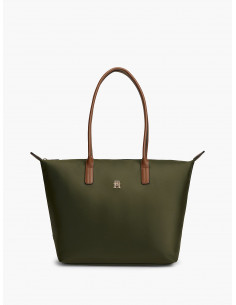 Popette Leather-Trimmed...