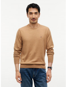 Cotton Cashmere Crew Neck...
