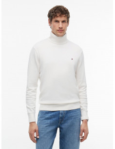 Cotton Cashmere Roll Neck...