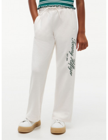 Girls' Essential Script Logo Wide Leg 