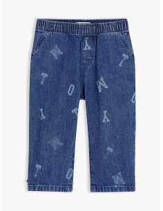 All-Over Monogram Pull-On...