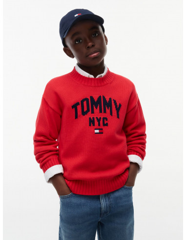  Varsity Logo Regenerative Cotton Jumper
