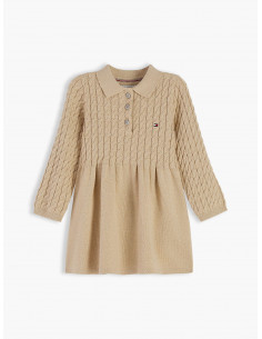 Rib-Knit Logo Dress 