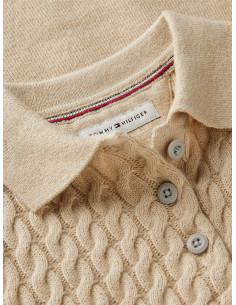 Rib-Knit Logo Dress  2