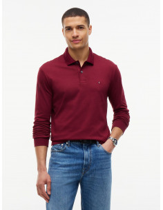 Fluid Cotton Long Sleeve Polo