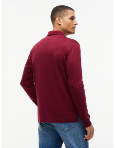Fluid Cotton Long Sleeve Polo 2