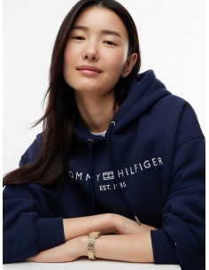 Logo Flex Fleece Relaxed Hoody 2