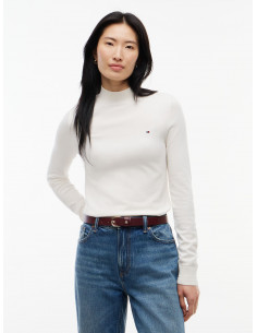 Slim Fit Mock Neck Jumper