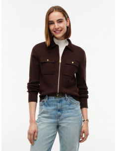 Premium Knit Zip-Thru Jumper