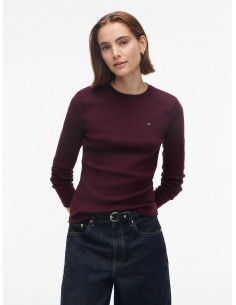 Slim Crew Neck Long Sleeve...