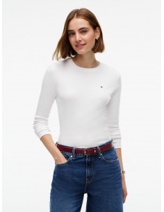 Slim Crew Neck Long Sleeve...