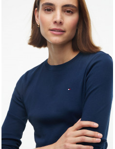 Slim Crew Neck Long Sleeve...