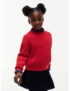 Relaxed Cable Knit Jumper