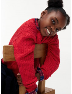 Relaxed Cable Knit Jumper 2