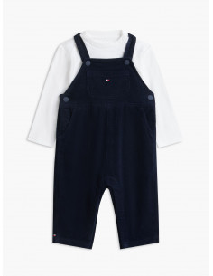Relaxed Corduroy Dungaree Set