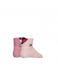 Th Baby Sock 2P Heart 2
