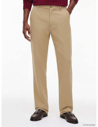 Straight Leg Tailored Chinos