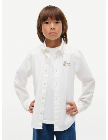 Logo Oxford Button-Down Shirt