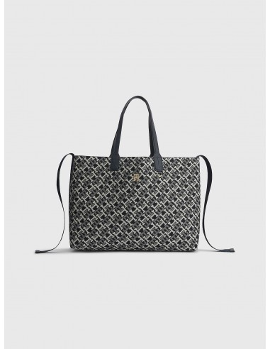 ICONIC MONOGRAM JACQUARD DENIM TOTE
