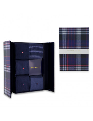 Th Men Sock 5P Giftbox Stripe