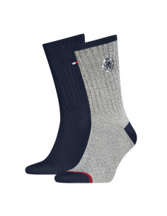 Th Men Sock 2P Mouline Crest