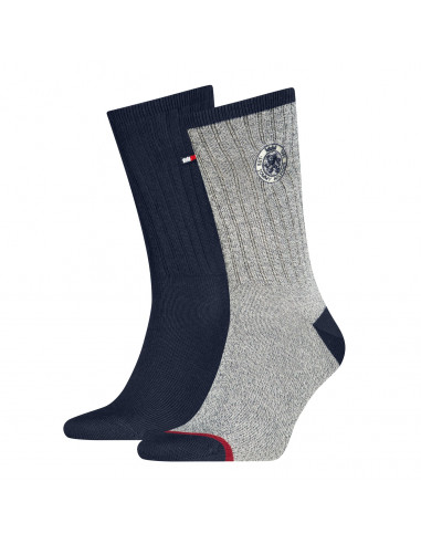 Th Men Sock 2P Mouline Crest