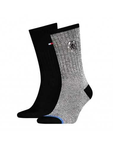 Th Men Sock 2P Mouline Crest
