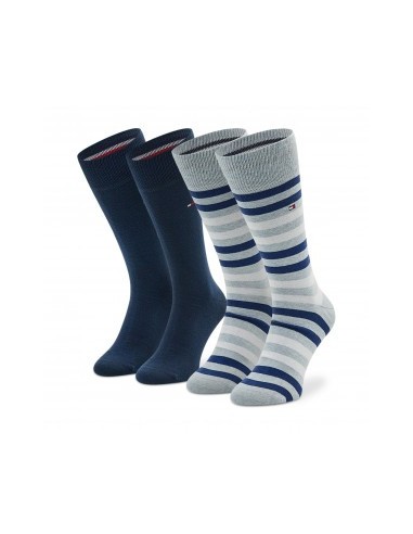 TH MEN DUO STRIPE SOCK 2P