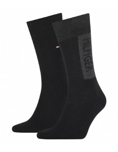 TH MEN SOCK 2P LOGO BLOCK
