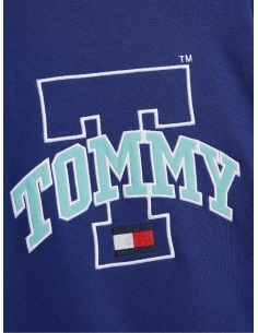 STRIPE TRIM LOGO SWEATSHIRT 2