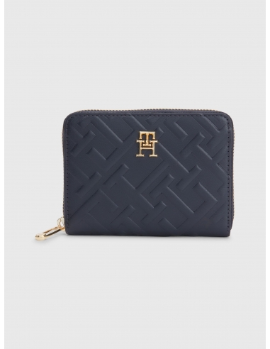 ICONIC MONOGRAM EMBOSSED MEDIUM WALLET