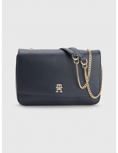 CHAIN STRAP MONOGRAM CROSSOVER BAG