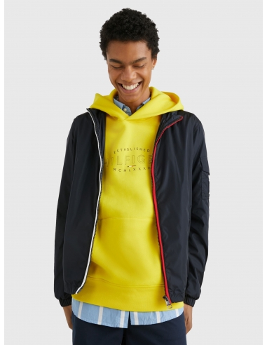 PACKABLE LOGO ZIP-THRU REGATTA JACKET