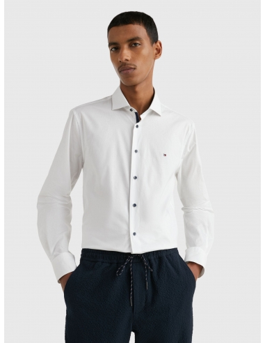 POPLIN SLIM FIT DRESS SHIRT