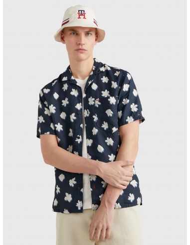 LINEN SHORT SLEEVE REGULAR FIT SHIRT