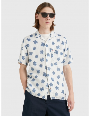 LINEN SHORT SLEEVE REGULAR FIT SHIRT