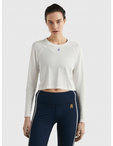 SPORT SEAMLESS LONG SLEEVE MONOGRAM TEE SPORT SEAMLESS LONG SLEEVE MONOGRAM TEE