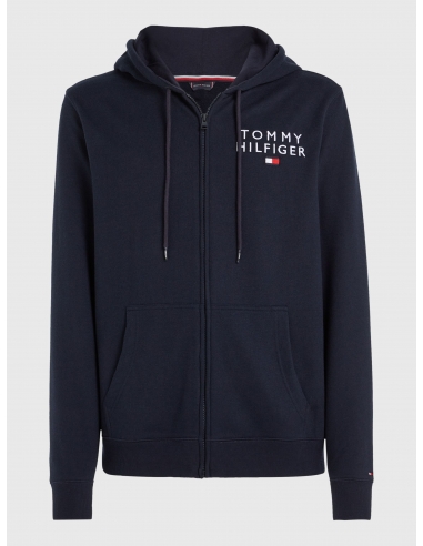 LOGO ZIP-THRU HOODY