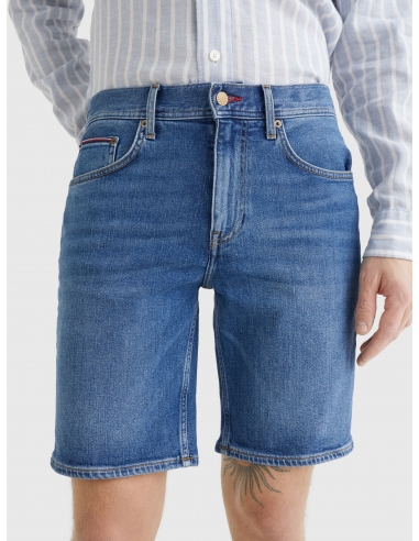 BROOKLYN FADED DENIM SHORTS
