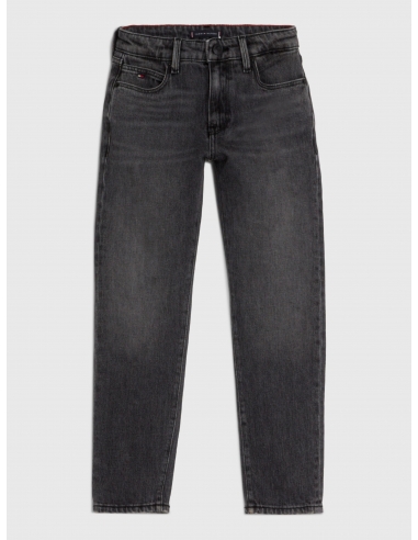 MODERN STRAIGHT FADED BLACK JEANS