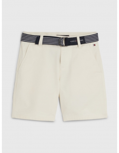ESSENTIAL BELTED CHINO SHORTS
