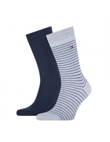 TH MEN SMALL STRIPE SOCK 2P