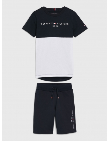 ESSENTIAL COLORBLOCK SHORT SET