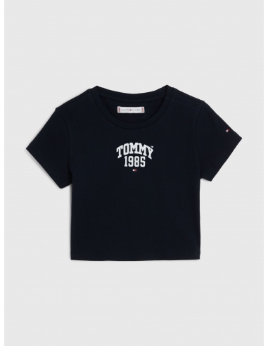 VARSITY RIB KNIT T-SHIRT