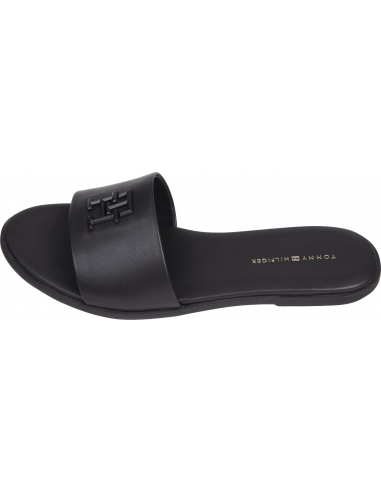 LEATHER FLAT SLIP-ON MULES