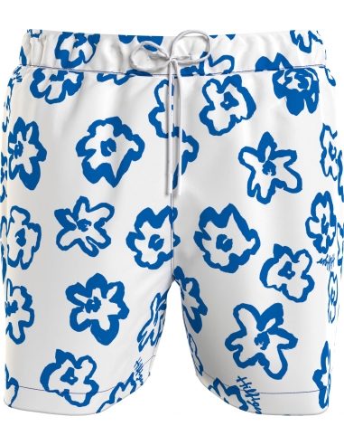 ESSENTIAL PRINT MID LENGTH SWIM SHORTS