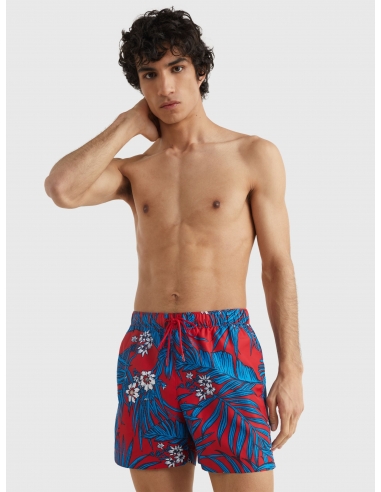 ESSENTIAL PRINT MID LENGTH SWIM SHORTS