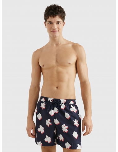 ESSENTIAL PRINT MID LENGTH SWIM SHORTS