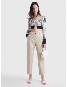 BOYFRIEND FIT TAPERED CHINOS 2
